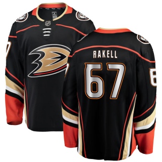 Youth Rickard Rakell Anaheim Ducks Fanatics Branded Home Jersey - Authentic Black