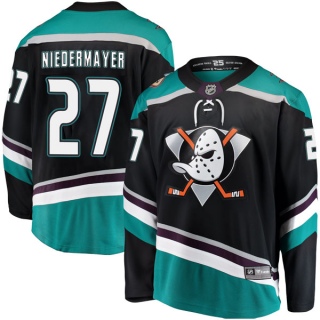 Youth Scott Niedermayer Anaheim Ducks Fanatics Branded Alternate Jersey - Breakaway Black