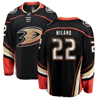 Youth Sonny Milano Anaheim Ducks Fanatics Branded ized Home Jersey - Breakaway Black