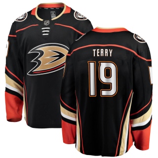 Youth Troy Terry Anaheim Ducks Fanatics Branded Home Jersey - Breakaway Black