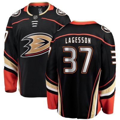 Youth William Lagesson Anaheim Ducks Fanatics Branded Home Jersey - Breakaway Black