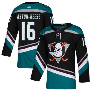 Youth Zach Aston-Reese Anaheim Ducks Adidas Teal Alternate Jersey - Authentic Black